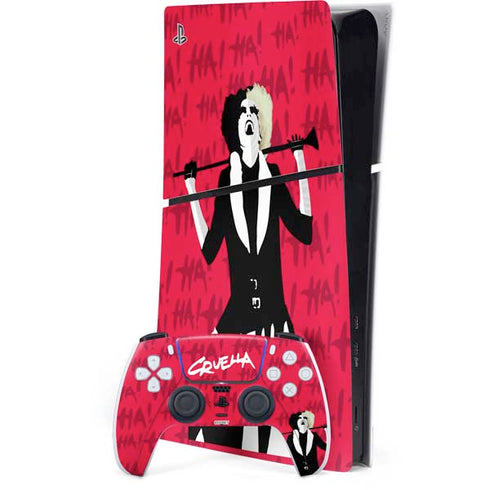 Disney Cruella (2021) Evil Laugh PS5 Slim Digital Edition Bundle Skin