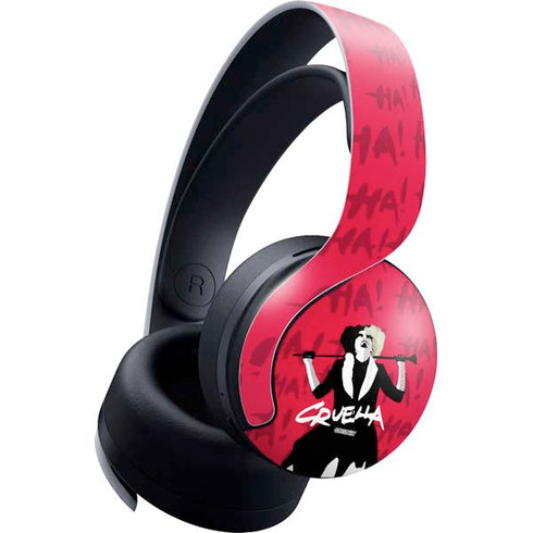 Disney Cruella (2021) Evil Laugh PULSE 3D Wireless Headset for PS5 Skin