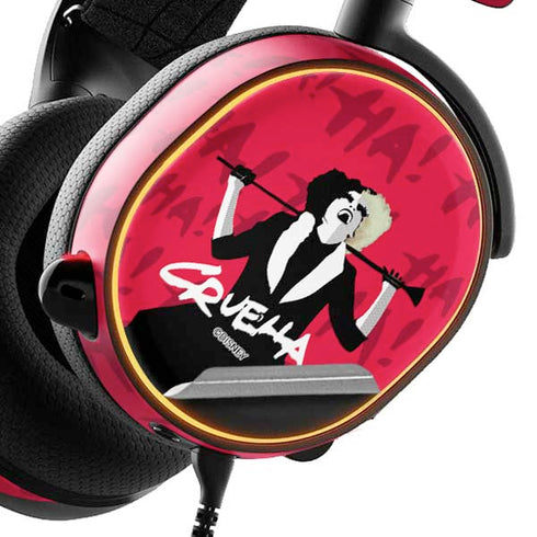 Disney Cruella (2021) Evil Laugh SteelSeries Arctis 3 Skin