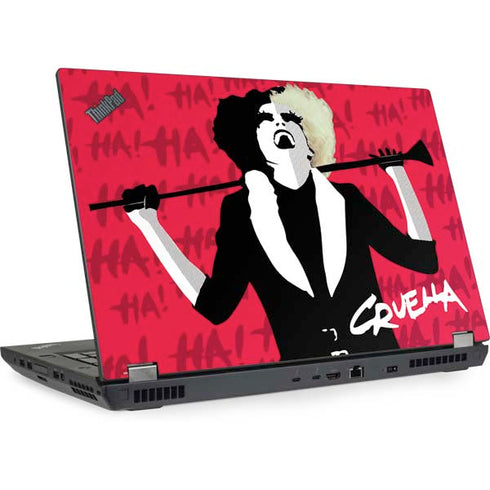 Disney Cruella (2021) Evil Laugh Lenovo ThinkPad Skin