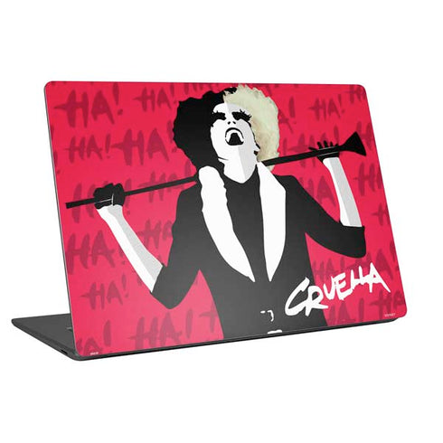 Disney Cruella (2021) Evil Laugh Universal Laptop 13in (10.6 x 7.6in) Skin