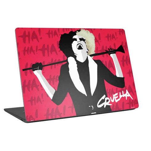 Disney Cruella (2021) Evil Laugh Universal Laptop 17in (13.8 x 10in) Skin