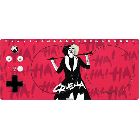 Disney Cruella (2021) Evil Laugh Xbox Adaptive Controller Skin