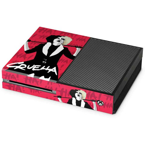 Disney Cruella (2021) Evil Laugh Xbox One Console Skin