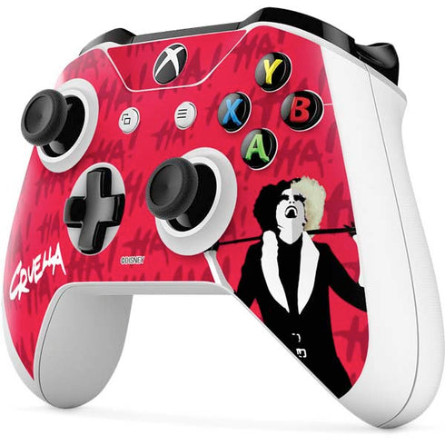 Disney Cruella (2021) Evil Laugh Xbox One S Controller Skin