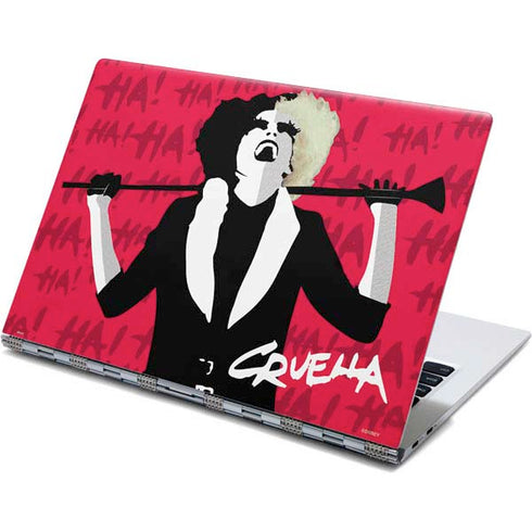 Disney Cruella (2021) Evil Laugh Yoga 910 2-in-1 14in Touch-Screen Skin