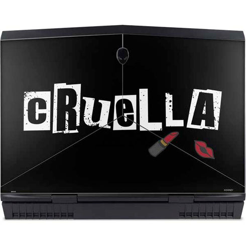 Disney Cruella (2021) Logo and Lipstick Dell Alienware Skin