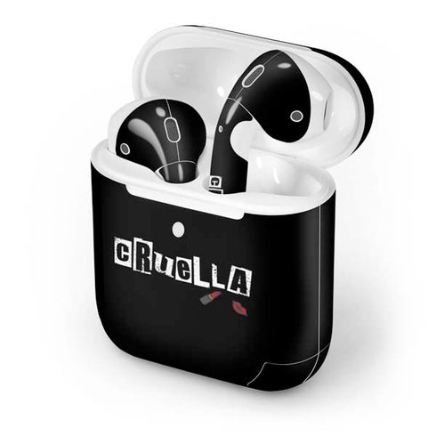 Disney Cruella (2021) Logo and Lipstick Apple AirPods 2 Skin