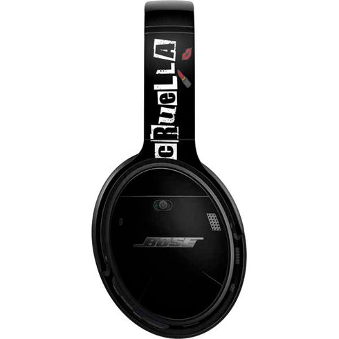 Disney Cruella (2021) Logo and Lipstick Bose QuietComfort 35 Headphones Skin