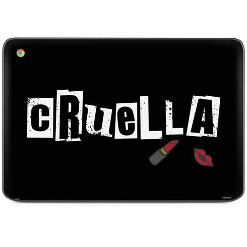 Disney Cruella (2021) Logo and Lipstick HP Chromebook Skin