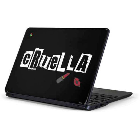 Disney Cruella (2021) Logo and Lipstick Samsung Chromebook Skin
