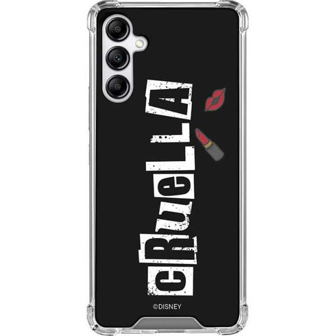 Disney Cruella (2021) Logo and Lipstick Galaxy A14 5G Clear Case