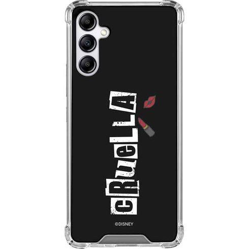 Disney Cruella (2021) Logo and Lipstick Galaxy A15 5G Clear Case