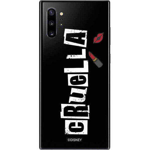 Disney Cruella (2021) Logo and Lipstick Galaxy Note 10 Plus Skin