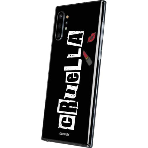 Disney Cruella (2021) Logo and Lipstick Galaxy Note 10 Plus Skin