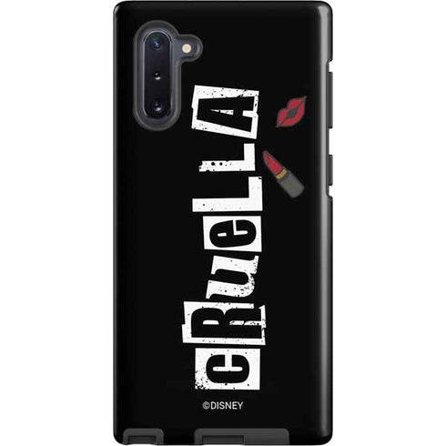 Disney Cruella (2021) Logo and Lipstick Galaxy Note 10 Pro Case