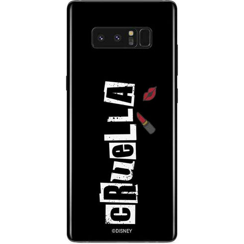Disney Cruella (2021) Logo and Lipstick Galaxy Note 8 Skin