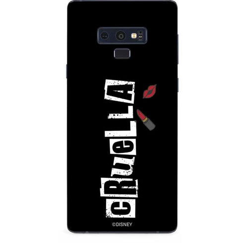 Disney Cruella (2021) Logo and Lipstick Galaxy Note 9 Skin