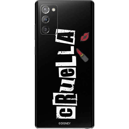 Disney Cruella (2021) Logo and Lipstick Galaxy Note20 5G Skin