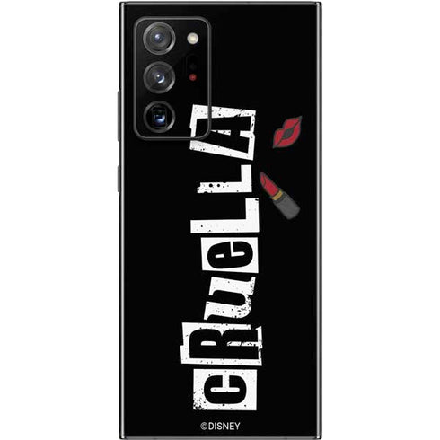 Disney Cruella (2021) Logo and Lipstick Galaxy Note20 Ultra 5G Skin