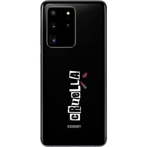 Disney Cruella (2021) Logo and Lipstick Galaxy S20 Ultra 5G Skin