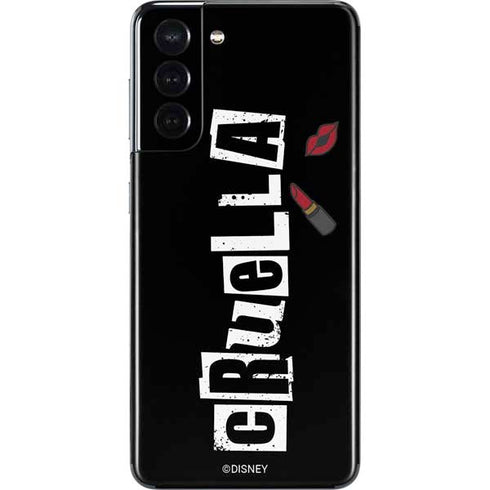 Disney Cruella (2021) Logo and Lipstick Galaxy S21 5G Skin