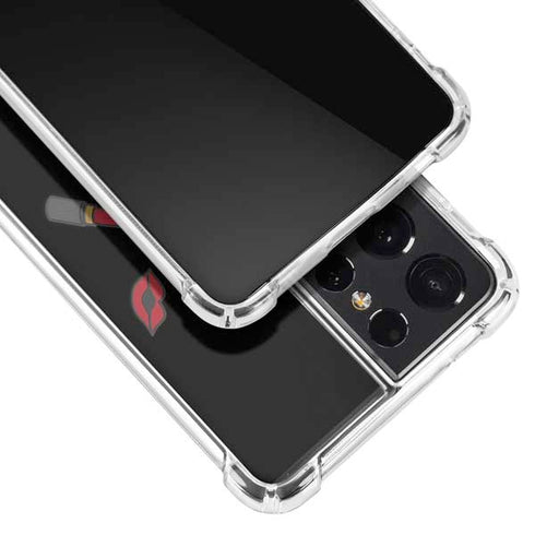 Disney Cruella (2021) Logo and Lipstick Galaxy S21 Ultra 5G Clear Case