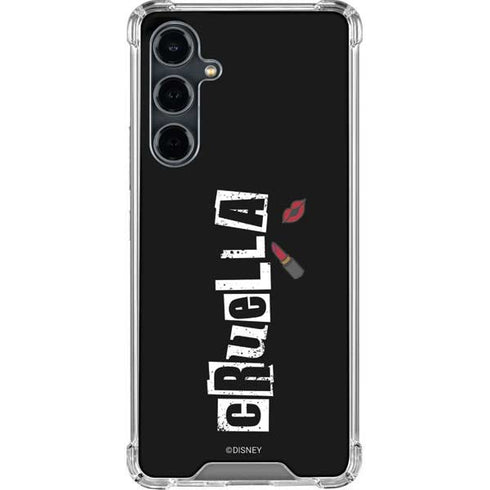 Disney Cruella (2021) Logo and Lipstick Galaxy S23 FE Clear Case