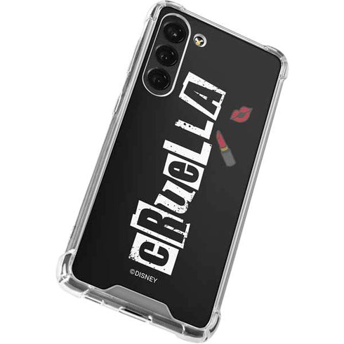 Disney Cruella (2021) Logo and Lipstick Galaxy S23 Plus Clear Case