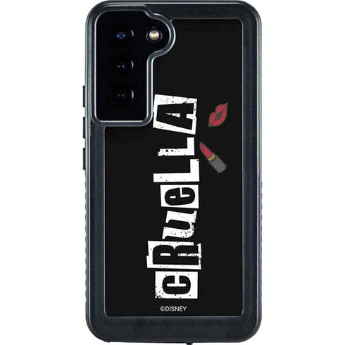 Disney Cruella (2021) Logo and Lipstick Galaxy S23 Plus Waterproof Case