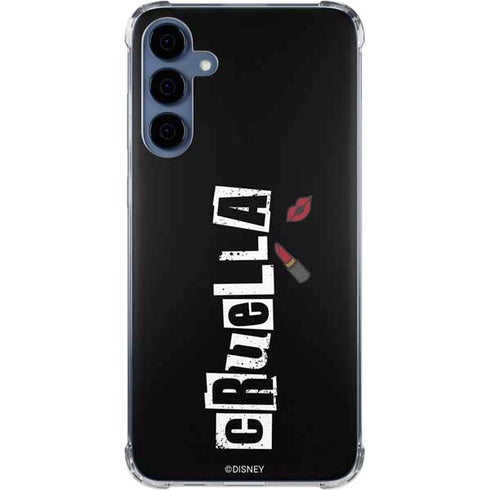 Disney Cruella (2021) Logo and Lipstick Galaxy S24 Clear Case