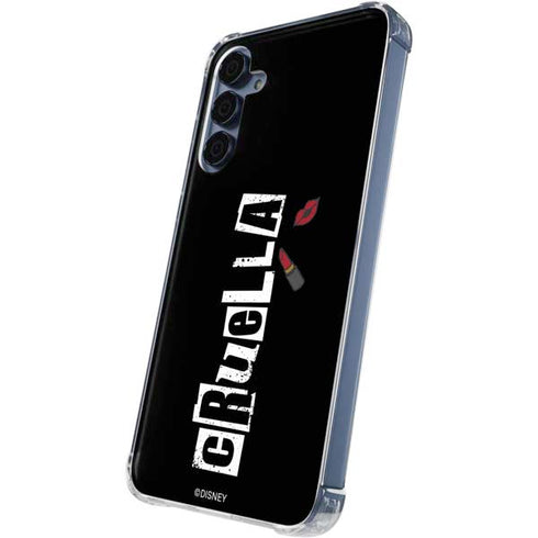 Disney Cruella (2021) Logo and Lipstick Galaxy S24 Clear Case