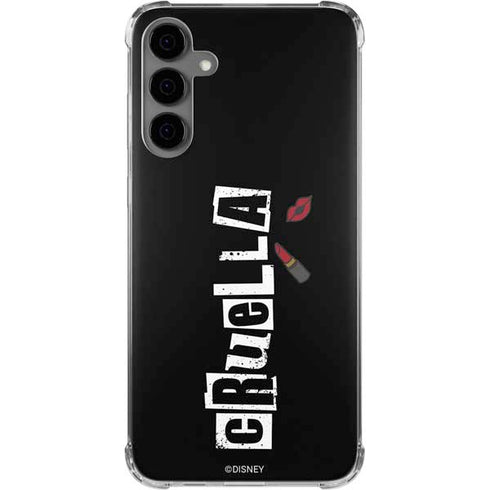 Disney Cruella (2021) Logo and Lipstick Galaxy S24 Plus Clear Case