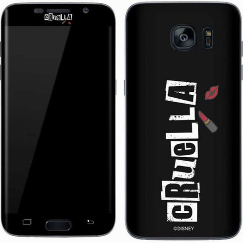 Disney Cruella (2021) Logo and Lipstick Galaxy S7 Skin
