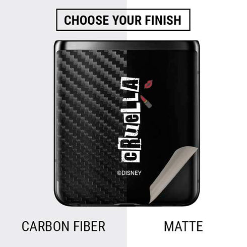Disney Cruella (2021) Logo and Lipstick Galaxy Z Flip Skin