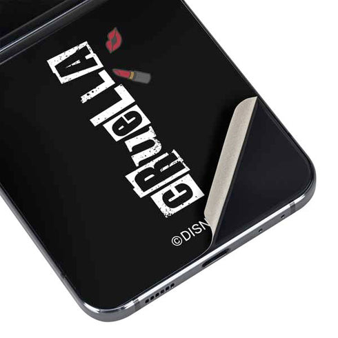 Disney Cruella (2021) Logo and Lipstick Galaxy Z Flip5 5G Skin