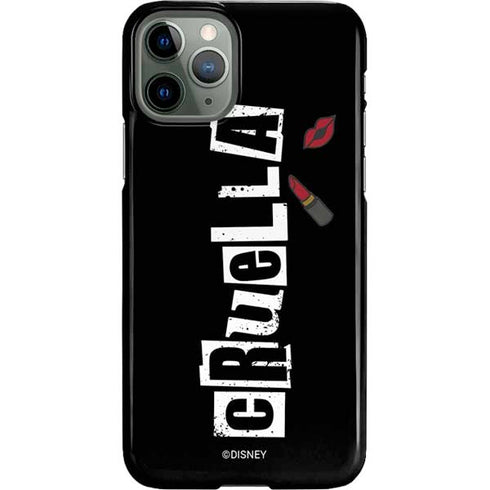 Disney Cruella (2021) Logo and Lipstick iPhone 11 Pro Lite Case