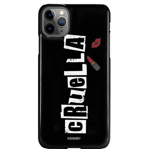 Disney Cruella (2021) Logo and Lipstick iPhone 11 Pro Max Lite Case