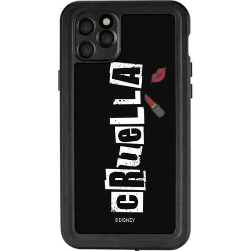 Disney Cruella (2021) Logo and Lipstick iPhone 11 Pro Max Waterproof Case