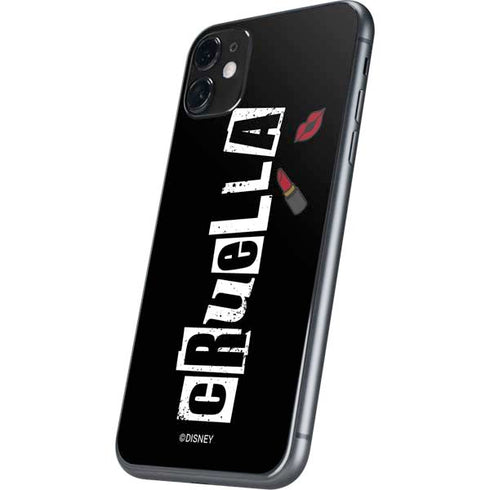 Disney Cruella (2021) Logo and Lipstick iPhone 11 Skin
