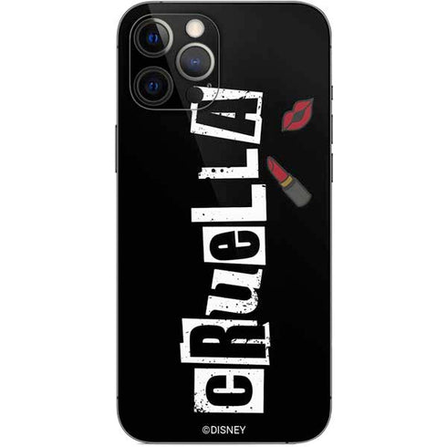 Disney Cruella (2021) Logo and Lipstick iPhone 12 Pro Max Skin