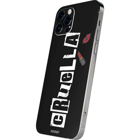 Disney Cruella (2021) Logo and Lipstick iPhone 12 Pro Max Skin