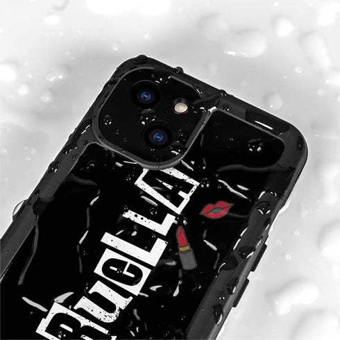 Disney Cruella (2021) Logo and Lipstick iPhone 13 Mini Waterproof Case