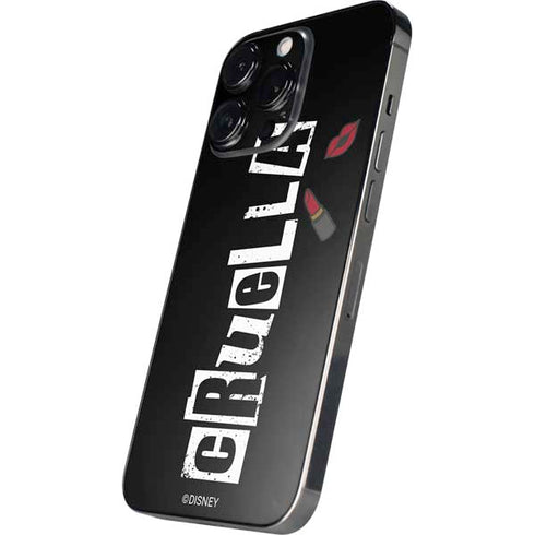 Disney Cruella (2021) Logo and Lipstick iPhone 13 Pro Max Skin