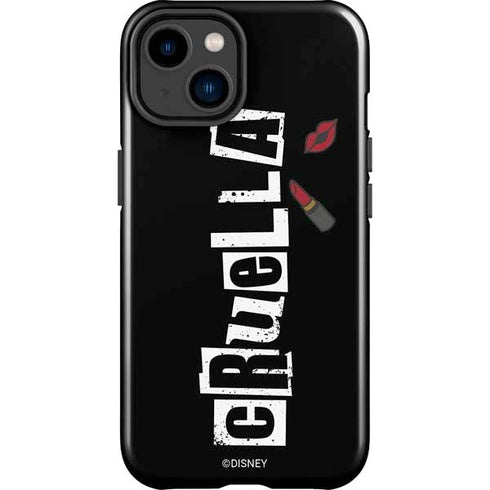 Disney Cruella (2021) Logo and Lipstick iPhone 15 Plus Impact Case