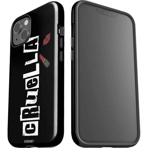 Disney Cruella (2021) Logo and Lipstick iPhone 15 Plus Impact Case