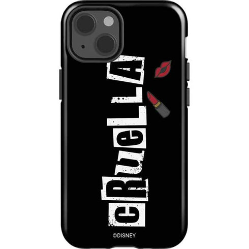 Disney Cruella (2021) Logo and Lipstick iPhone 15 Impact Case