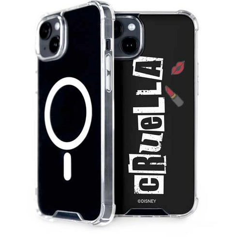 Disney Cruella (2021) Logo and Lipstick iPhone 15 Plus MagSafe Case
