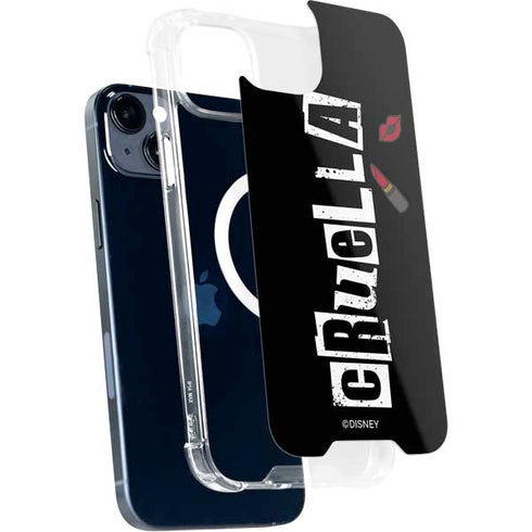 Disney Cruella (2021) Logo and Lipstick iPhone 15 Plus MagSafe Case