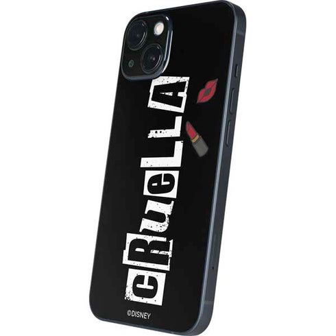 Disney Cruella (2021) Logo and Lipstick iPhone 15 Plus Skin